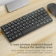 thumbnail image 2 of Teclado y ratón inalámbricos de cinco filas, adecuados para computadoras portátiles externas, de hierro incorporado, para oficina en casa y negocios, 2 of 3