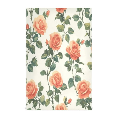 

Kitchen Towel 28x18 Inches x6，Plate Towel Decorative Towel Napkin Tea Towel Tea Towels For Kitchen Dish Cloths & Dish Towels Pink Flowers1