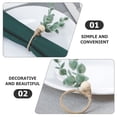 thumbnail image 2 of WASHWEPE Napkin Rings Plastic Bohemian Style for Anniversary 12Pcs 4.9x1.6In, 2 of 8