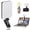 Black, variant on 60LED Portable Selfie Light Video Conference Lighting with Clip & Camera Tripod Adapter Rechargeable
