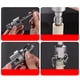 thumbnail image 4 of Herramienta para Roscar Tuberías DN15 DN20, Vástago Hexagonal, Roscas Internas y Externas, 6 Puntas, Roscadora de Tuberías de PVC, Abridor de Tuberías de Agua PPR., 4 of 5
