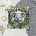 thumbnail image 2 of Patifu Koala Graphic Decorative Cushion Cover for Home Sofa throw pillow short plush Home Furnishing 1PC Men Women Boy Girl Room Couch Living Bed 24x24in, 2 of 5