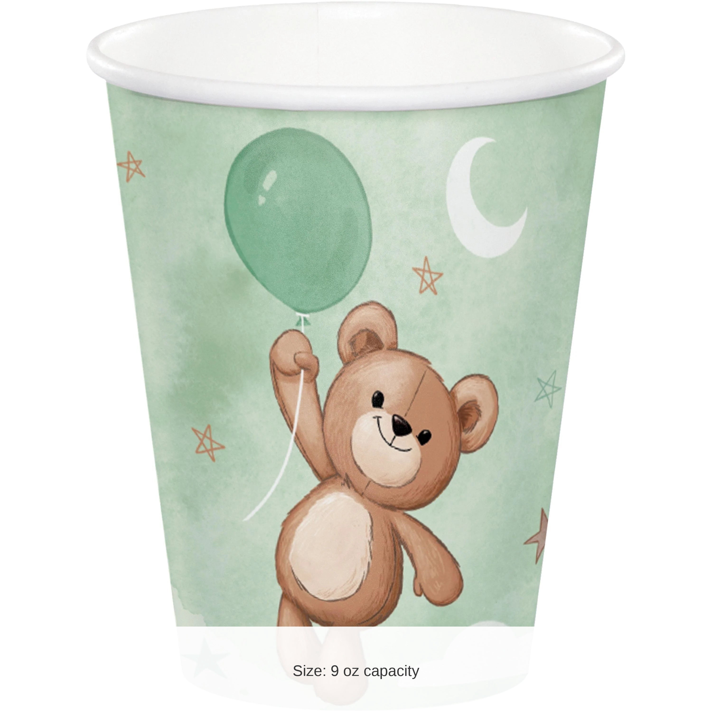 96/Case Bulk Teddy Bear Hot/Cold Cup 9oz.