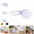 thumbnail image 6 of Plastic Burger Press Hamburger Meat Beef Grill Cooking Maker Kitchen Mold_wkMWL, 6 of 10