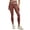 Brick Red, variant on enyan Womens Leggings Seamless Butt Lifting Train Control 3d Metabolic Booster Leggings（Light Purple,L）