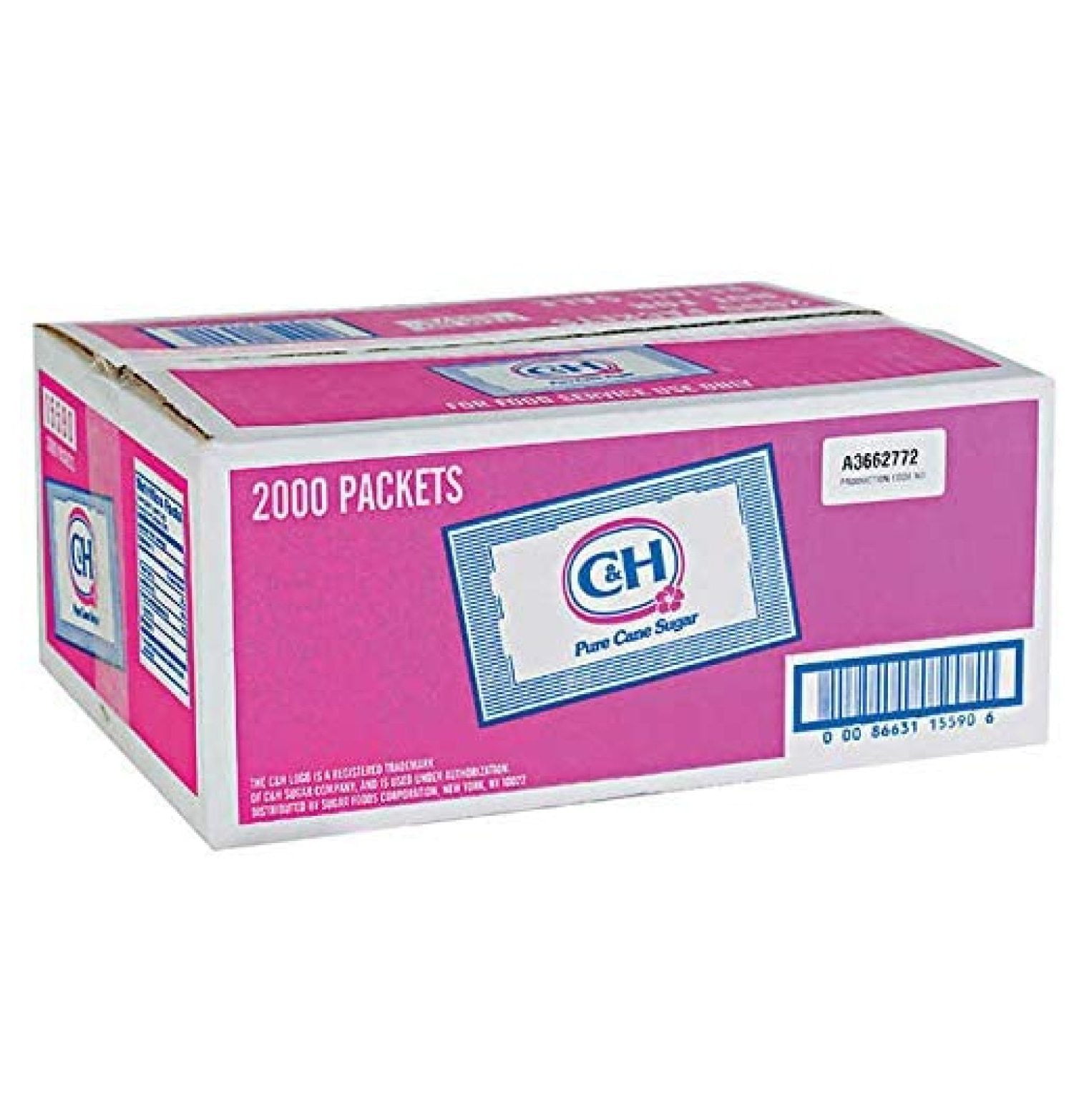 C&H Expect More Granulated Sugar Packets 2,000-count 1 pack