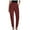 Wine, variant on GEWSEY Womens Dress Pants Business Casual 2025 Trendy High Waisted Ankle Length Dressy Trousers Slacks Work Clothes (Army Green, M)