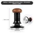 thumbnail image 1 of kitchenware,Tamper With Kitchenware Tamper With 304 30lbs Calibrated 304 Stainless Tamper Adjustable Calibrated Loaded Coffee Tamper Stainless Steel Calibrated Handle 58mm Loaded Tamper 51mm / /, 1 of 6