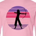 thumbnail image 4 of Inktastic Archery Bowhunting Female Archer Long Sleeve Youth T-Shirt, 4 of 5