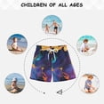 thumbnail image 6 of Bold Splashed Alcohol Boys Swim Trunks Quick Dry Boy Swim Shorts for 3-14 Years, 6 of 8