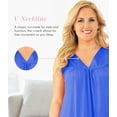 thumbnail image 5 of Exquisite Form Nylon Tricot Sleeveless Short Knee Length Nightgown 30107, 5 of 6