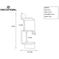 thumbnail image 4 of Repisa Esquinera 3 Niveles DECOMOBIL 3N-73X16-OX, 4 of 4
