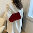 thumbnail image 4 of FENOHREFE Women Clutches Small Square Bag Simple Shoulder Bag Fashion Chain Strap Messengers Bag Female Casual Crossbody Bag, 4 of 8