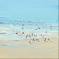 thumbnail image 2 of "Beach Day I" Fine Art Giant Canvas print 54"x54", 2 of 6