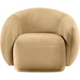 thumbnail image 3 of Meridian Furniture Emery Camel Velvet Chair, 3 of 9