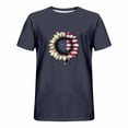 thumbnail image 4 of Vetsdori 4th of July Tshirts for men Short Sleeve Independence Day Pullover Summer American Flag,Red White and Blue Casual Mens Tops Patriotic, 4 of 5