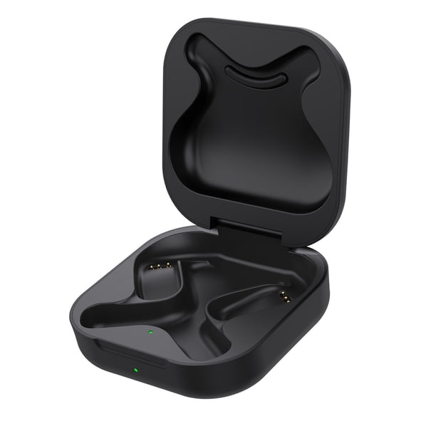 Estuche De Carga De Repuesto Para Auriculares OpenFit T910 ABS PC USB C Estuche Cargador Con Indicador LED Negro