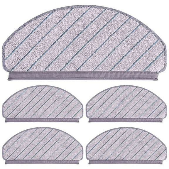 ckepdyeh Replacement for T10/T10 TURBO Robot Vacuum Cleaner Spare Accessories Mop Cloth 5Pcs