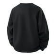 thumbnail image 3 of Fengactive Men's Fake Two Piece Knit Sweatshirt Casual Textured Long Sleeve Crew Neck Pullover Loose Contrast, 3 of 3
