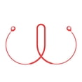 thumbnail image 1 of Correa silicona antipérdida para para cable cuello WF-C500 (rojo), 1 of 9