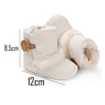 thumbnail image 2 of New baby Boy Girl Snow winter boots Baby toddler Soft sole winter warm crib boots shoes, 2 of 5