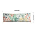 thumbnail image 6 of Floral Body Pillow Cover – Soft & Breathable, Hidden Zipper, 20"x54", Vintage Wildflower & Botanical Print with Butterflies & Bees – Gift for Side Sleepers, Pregnancy, Farmhouse Decor, 6 of 7