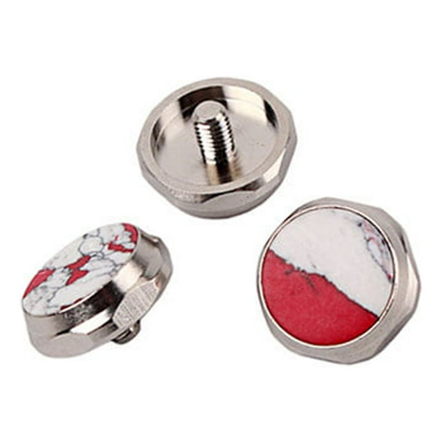 Xingzhi 3 Pcs Bouton de Trompette Remplacement Accessoires Modifiés Pièces de Réparation Professionnelles Métal Musique Jouant Doigts Touches Type 3 1ensemble