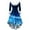 Blue, variant on Women's Fashionable Casual Fitted Christmas Print Party Long-Sleeved V-Neck Hair Collar Dress for Holiday Parties and Events,Pink,XL