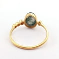 thumbnail image 4 of Oval Cut Green Moss Agate Engagement Ring, 14K White Gold, 4 of 5