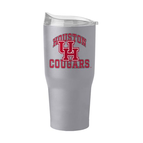 Logo Brands 148-S30PT-STN-42 Houston Cougars 30 oz Athletic Powder Coat Tumbler