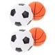 thumbnail image 3 of KAKOWELY piezas de juguetes de baloncesto inflables para niños, mini pelotas de fútbol, juguete para niños, 3 of 4