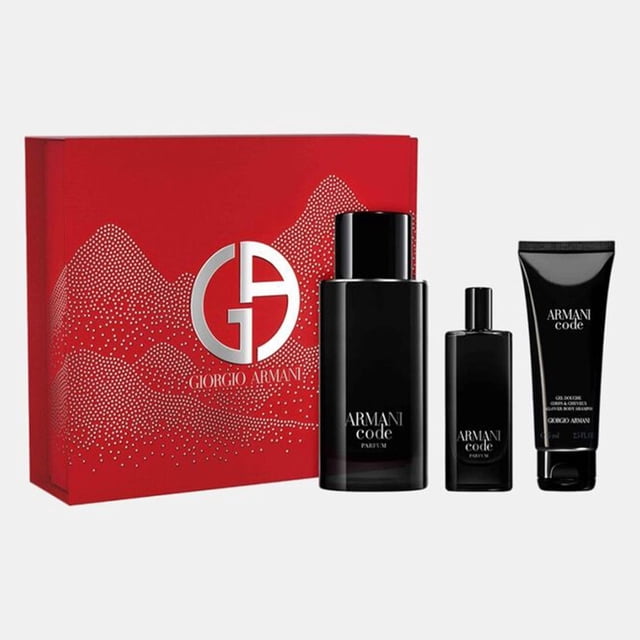 Set de 3 piezas de perfume Giorgio Armani Armani Code 125 ml