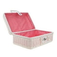 thumbnail image 1 of Weiweiguan 1Pc Simulated Rattan Woven Suitcase Creative Storage Box Handwoven Storage Case, 1 of 6