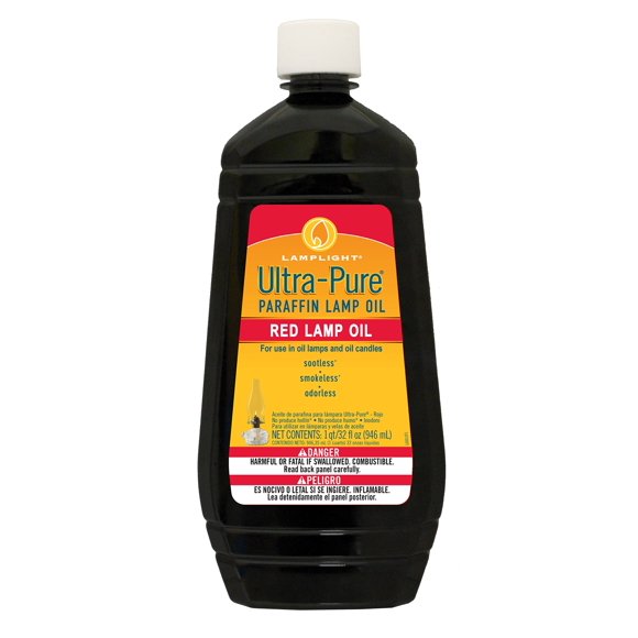 Lamp Oil Lamplight Ultrapure 1L Red para uso en interiores