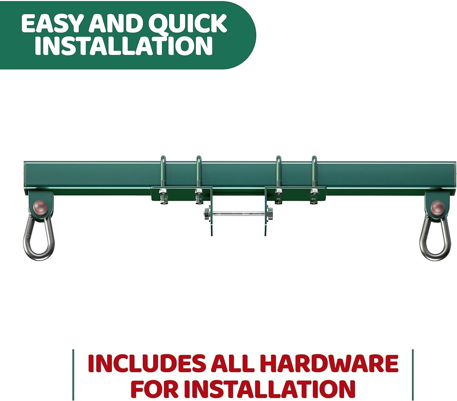 Swurfer Swingset Conversion Bracket, No Tree, No Problem, Convert Your Swingset to a Swurfset
