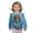 Blue Denim Dachshund Bone Paw, variant on Cute Panda Watermelon Green Print Sweatshirt for Toddler Girls Ruffle Pullover Top Casual Long Sleeve Top Kids Graphic Crewneck Sweater Fall Winter Outfit, for 1-2T