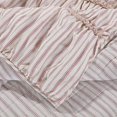 thumbnail image 3 of Benjara BM218773 Microfiber Quilt & 1 Pillow Sham Set with Ruffled Texture, White - 8 x 15 x 20 in., 3 of 4