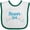 White and Green, variant on Inktastic Spring Wedding Flower Girl Banner Girls Baby Bib