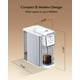 thumbnail image 3 of Máquina de café en cápsulas 3 en 1: cafetera de una sola porción para cápsulas de café, café molido y té suelto, tamaños de preparación de 6 a 12 oz, tanque extraíble de 50 oz, 1150 W, compacta, efici, 3 of 5