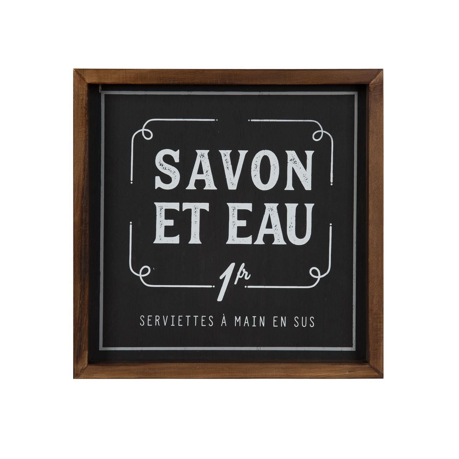 Hometrends Framed Vintage Savon Art