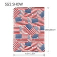 thumbnail image 3 of Pofeuu America Flags Print Travel Document Organizer Passport Holder Men Women for Family (6.5 in x 4.5 in),Wallet Holder Credit Card Clutch Bag Case, 3 of 5