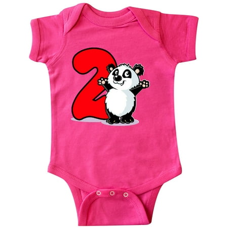 

Inktastic 2nd Birthday Panda Gift Baby Boy or Baby Girl Bodysuit