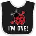 thumbnail image 3 of Inktastic First Birthday Ladybug 1 Year Old Girls Baby Bib, 3 of 4