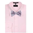 thumbnail image 2 of Men's Pink Silk Self Tie Bowtie Tie Yourself Bow Ties, 2 of 3