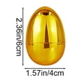 thumbnail image 3 of FYHALE Shiny Easter Eggs Set 2.36 Inch Fillable Empty Easter Eggs for Fillling Candy Treats Easter Hunts Basket Suffers Fillers Easter Theme Party, 3 of 6