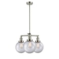 thumbnail image 6 of Innovations Lighting 207-8 Beacon Beacon 3 Light 22" Wide Chandelier - White, 6 of 7