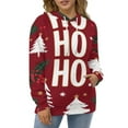 thumbnail image 4 of Merry Christmas 3d Sweatshirts Hoodie Fashion Casual Personality Men's Women Street Hoodie Pullovers Long Sleeve Comfortable Top, 4 of 6