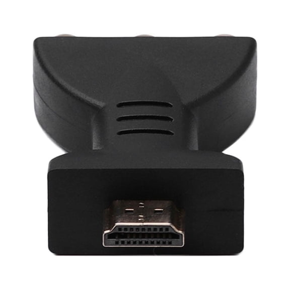 Fairnull -compatible Male to 3 RCA Female Composite AV Audio Video Adapter Converter for TV
