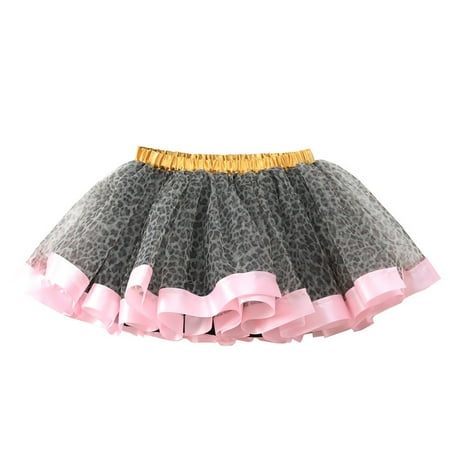 

Toddler Kids Baby Girls Spring Summer Cute Printed Bow Tie Skirts Tulle Tutu Skirts