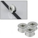 thumbnail image 3 of 10 poleas tensoras Prime GT2 de 20 dientes de 5 mm de diámetro, polea tensora GT2 de aleación de aluminio con rodamiento de bolas doble, para impresora 3D, correa de distribución de 6 mm de ancho, 3 of 4